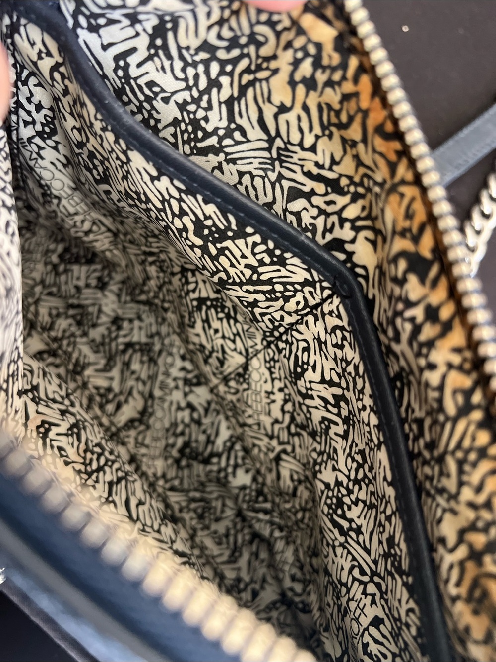 Rebecca Minkoff Perforated Leather Crossbody in Navy - Picture 4 of 6